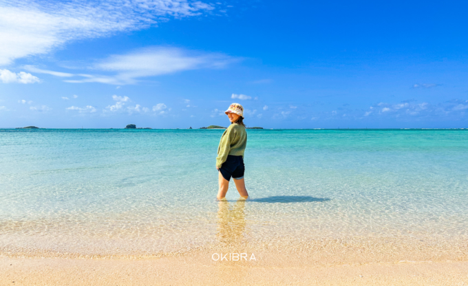 伊是名ビーチ沖縄の海